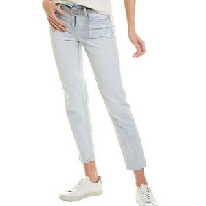 Blank NYC Ludlow Crop Girlfriend Jeans - No Belt